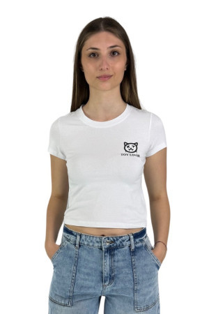 XT Studio t-shirt cropped con stampa frontale x124st3002J401n5 [1646daf5]
