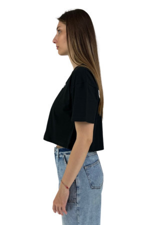 XT Studio t-shirt cropped con stampa frontale e posteriore x124st3001J40010 [56af5306]