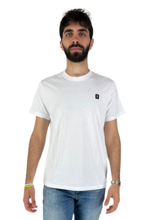 Refrigue t-shirt in jersey di cotone con patch logo 2815m00032 [70cb79dd]