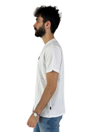 Refrigue t-shirt in jersey di cotone con patch logo 2815m00032 [70cb79dd]
