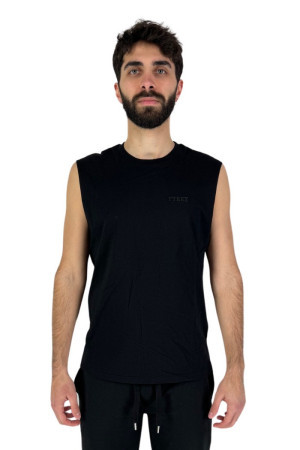 Pyrex t-shirt smanicata in jersey con logo ricamato 24epb44608 [c25f76ca]