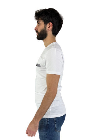 Antony Morato t-shirt super slim in cotone e logo a rilievo mmks02344-fa120032 [d942fb98]