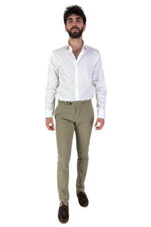 Antony Morato pantalone in gabardina stretch skinny fit Bryan mmtr00580-fa800185 [ed7365fd]