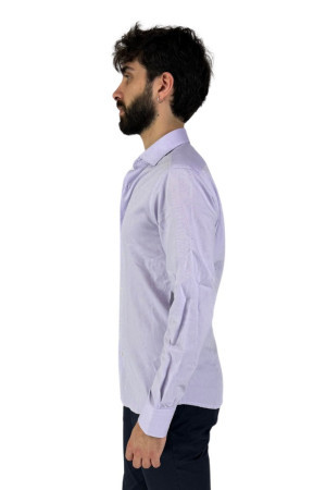 Brouback camicia in cotone microlavorato luxury-slim387 q-clax [0724d6c0]