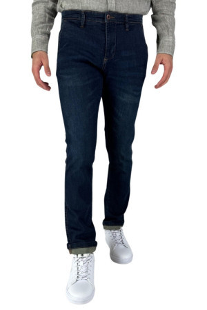 Guy jeans in denim di cotone stretch con baffature Cross603-8930s m47459 [621b2aa3]