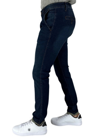 Guy jeans in denim di cotone stretch con baffature Cross603-8930s m47459 [621b2aa3]