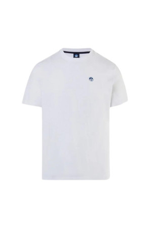 North Sails t-shirt in cotone organico con logo patch 692970 [e4e6e6e0]