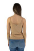 Markup top in misto viscosa con patch logo posteriore mw10009 [ab0e19b7]