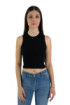 Markup top a costine cropped in cotone mw11004