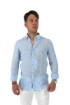 Markup camicia collo button down in lino mk13004