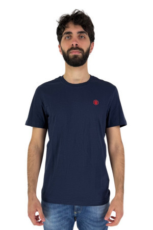 Lumberjack t-shirt in cotone con logo ricamato Tees cm60343-051 [b97b6bde]