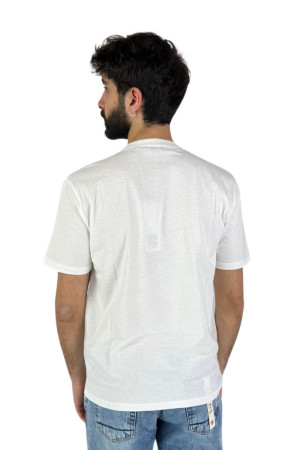 Urban Ring t-shirt mezza manica in cotone con stampa a contrasto ur611008 [c60352d5]