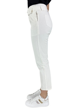 Influencer jeans cropped con cintura abbinata d2016 [98f643ae]