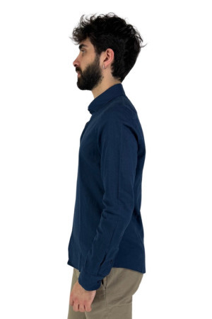 Markup camicia collo francese in lino e cotone mk693014 [d9631bf4]