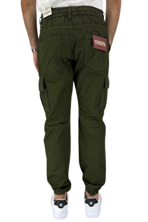 Johnny Looper pantalone cargo in cotone jp533 [126c2bd6]