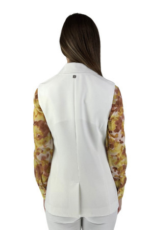 Markup blazer smanicato in tessuto tecnico mw666103 [156e78e2]