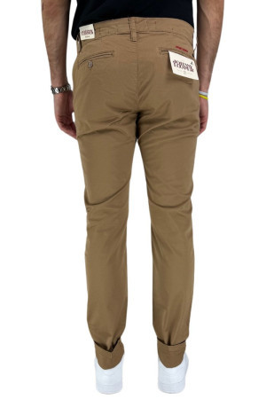 Johnny Looper pantalone chino in gabardina stretch jp525 [dfad4341]