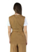 Markup gilet in lino con fusciacca mw666111 [db7ee0ad]