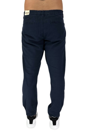 Johnny Looper pantalone in lino e cotone con pences jp314 [7cc37f23]