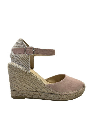 Natural World espadrillas con zeppa in ecopelle scamosciata Elea 8160 [4dabe26f]