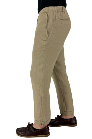Clark pantalaccio relaxed fit in lino Lewis-t036 [3786c6e9]