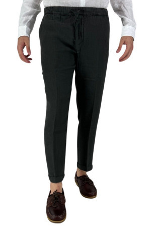 Clark pantalaccio relaxed fit in lino Lewis-t036 [3852d96c]