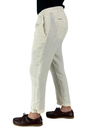Clark pantalaccio relaxed fit in lino Lewis-t036 [5131aaa5]