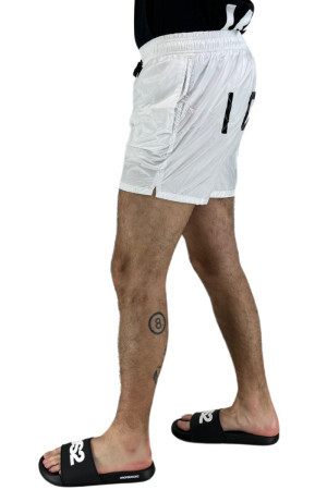 Icon shorts mare in nylon con stampa logo posteriore ssm2401 [e43bbc81]
