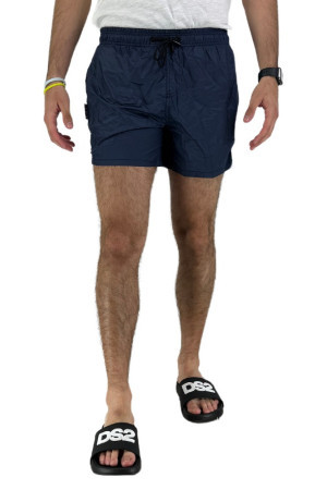Icon shorts mare in nylon con stampa logo posteriore ssm2401 [7f250687]
