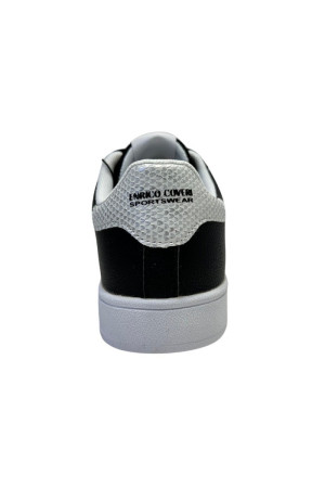 Enrico Coveri sneaker in similpelle con inserti a contrasto Super Logo Glitter csw414213 [6a4eb775]