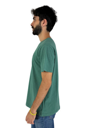 Beverly Hills Polo Club t-shirt in cotone fiammato con ricamo c-ts412107 [3e354d06]