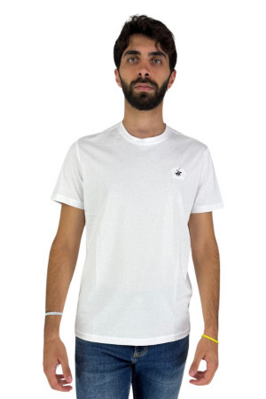 Beverly Hills Polo Club t-shirt in cotone con ricamo logo c-ts41740 [229a3fdd]