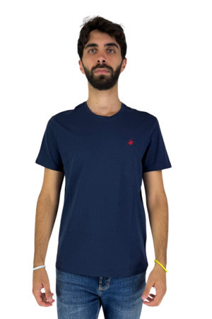 Beverly Hills Polo Club t-shirt in cotone con ricamo logo c-ts41740 [b98485db]