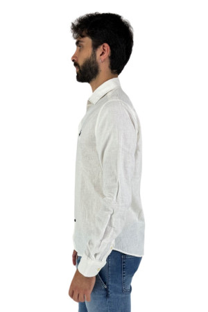 Beverly Hills Polo Club camicia collo francese in lino e cotone C-mars-m.lin-u [939ea491]