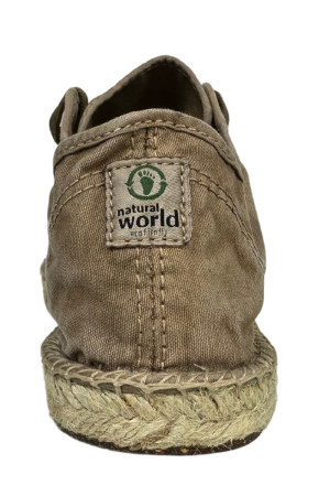 Natural World sneakers in cotone ecologico 321e [8bd8deba]