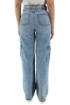 XT Studio jeans flare cargo in denim con lavaggio chiaro x124svc009d41901 [8f09ad33]