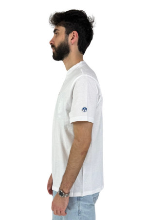 North Sails t-shirt in cotone organico con stampa heritage 692974 [28bf12a9]