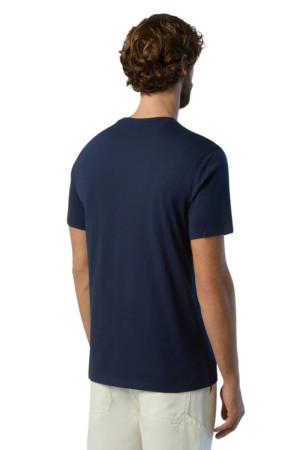 North Sails t-shirt in cotone organico con stampa heritage 692974 [b3a1a8af]