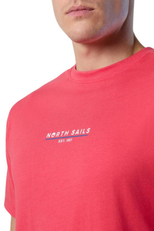 North Sails t-shirt in cotone organico con stampa heritage 692974 [e3f52e78]