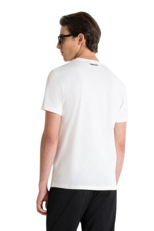 Antony Morato t-shirt slim fit in cotone con stampa mmks02404-fa100240 [fdee1efd]