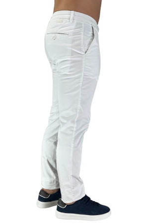 Luca Bertelli pantalone chino in cotone stretch p1600skin [32ce9b88]