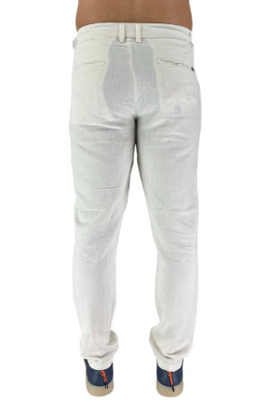 Solid pantalone chino in lino e viscosa sdallan liam 21107722 [31ac5826]