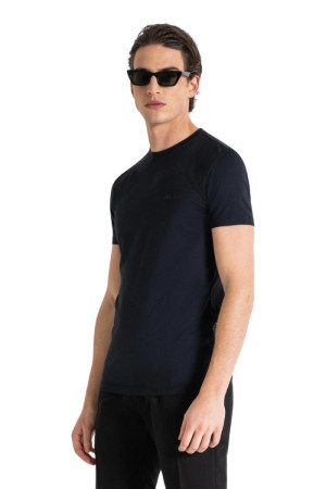 Antony Morato t-shirt super slim in misto cotone con logo mmks02324-fa120031 [82370147]
