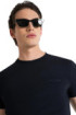 Antony Morato t-shirt super slim in misto cotone con logo mmks02324-fa120031 [ec0c834e]