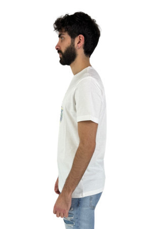 Antony Morato t-shirt in cotone con stampa frontale mmks02406-fa100240 [aec61740]
