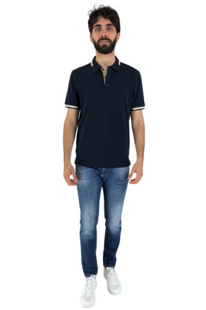 Markup polo manica corta in piquet mk691028 [ed756b0d]