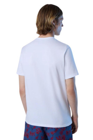 North Sails t-shirt in cotone organico con maxi logo 692972 [99bb89e5]