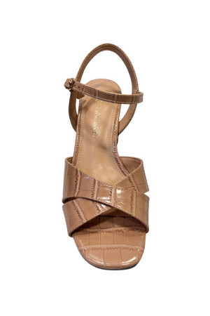 Nine West sandalo in similpelle con texture Nasime2 4fx 101484727 [ec135512]