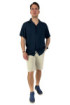 Solid bermuda chino in cotone stretch sdbishop sho 21106875 [4879709f]