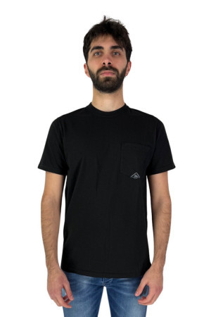 Roy Roger's t-shirt con taschino logato Pocket rru90048ca160111 [b99bb7ef]